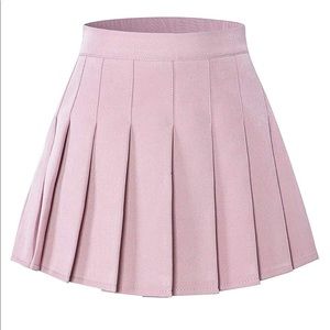 Blush pink skirt